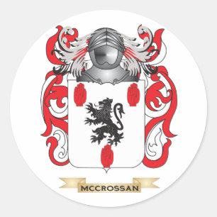 Sticker Rond Manteau de McCrossan des bras (crête de famille)
