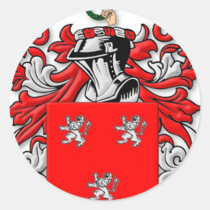 Sticker Rond Manteau de Ross des bras