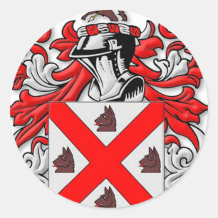 Sticker Rond Manteau des bras proscrit