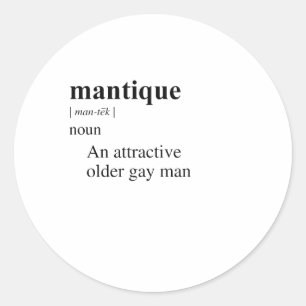 STICKER ROND MANTIQUE