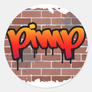 Sticker Rond maquette graffiti