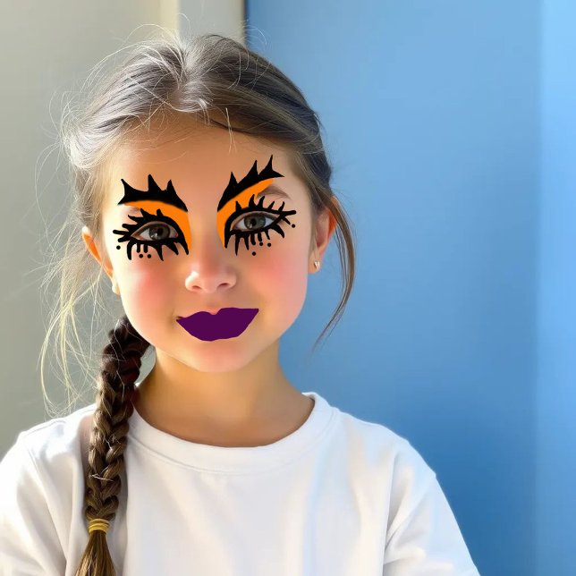 Sticker Rond Maquillage Épouvantable (Spooky face makeup)