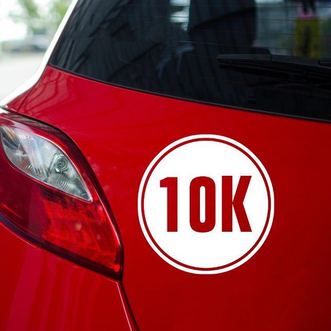 Sticker Rond Marathon 10K (
5K 10K 13.1 26.2 Car Decal Half Marathon Finisher Marathon Runner Check List Vinyl Window Decal)