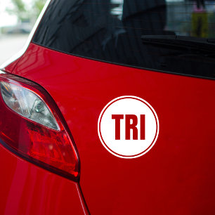 Sticker Rond Marathon TRI Running