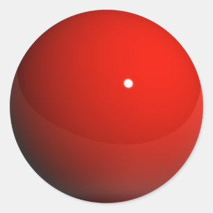 Sticker Rond Marbre rouge