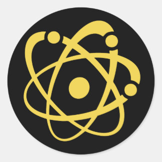 Sticker Rond Marche atomique