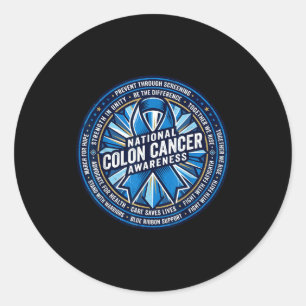 Sticker Rond Marche nationale de sensibilisation au cancer du c