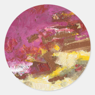 Sticker Rond Marchez-moi à travers