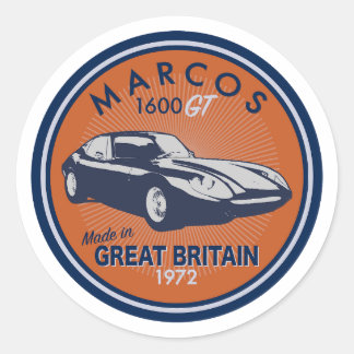 Sticker Rond Marcos 1600GT