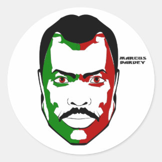 Sticker Rond Marcus garvey I