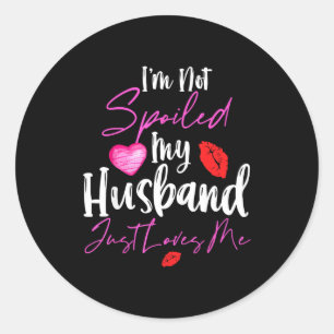 Sticker Rond Mari non gâté aime 2