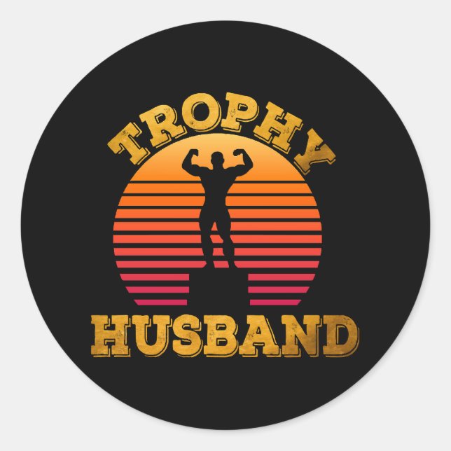 Sticker Rond Mari Trophée (Devant)