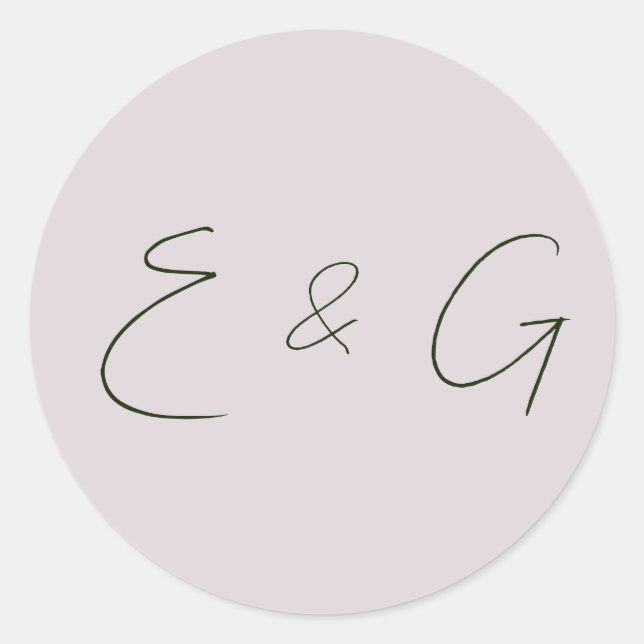 Sticker Rond mariage (Devant)