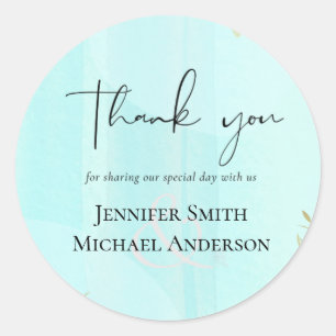 Sticker Rond Mariage Abstrait moderne scandinave japonais