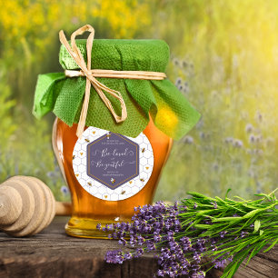 Sticker Rond Mariage Bee-aimé et Bee-youtiful