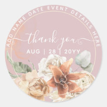 Mariage Boho en laiton rose Rose