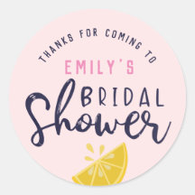 Mariage Bridal Shower au citron rose