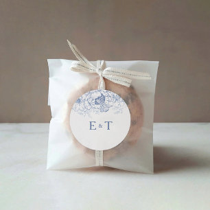 Sticker rond Mariage classique de la Chinoiserie f