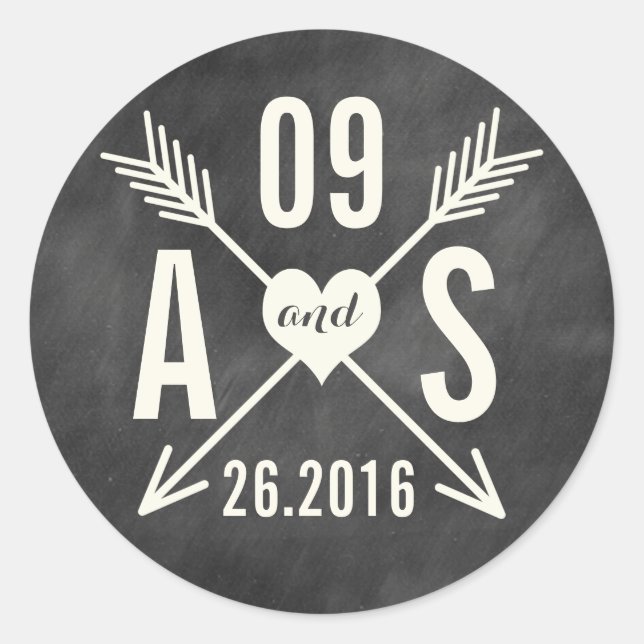 STICKER ROND MARIAGE DE CLAVIER MODERNE (Devant)