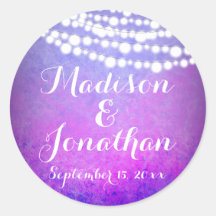 Mariage de flammes à rides velues violettes