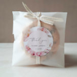Sticker Rond Mariage de la fleur de cerisier Sakura<br><div class="desc">Sticke rond mariage classique en fleur de cerisier Sakura Produits correspondants disponibles.</div>