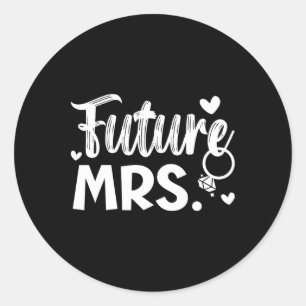 Sticker Rond Mariage De Mariée Et De Salle De Mariage De Jour J
