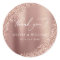 Mariage de Parties scintillant or Rose Merci