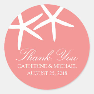 Sticker Rond Mariage de Starfish mainy