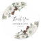 Mariage d'hiver Pine Favor Merci