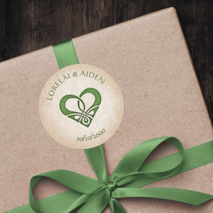 Sticker Rond Mariage d'Imaginaire Celtic Viking