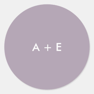 Sticker Rond Mariage Fleur sauvage