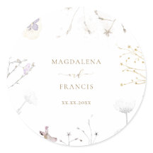 mariage fleur sauvage délicat