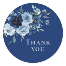 Mariage Floral Bleu Poussiéreux Rose Navy