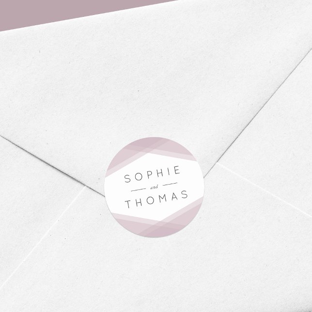 Sticker Rond Mariage géométrique à couche maure (Créateur téléchargé)