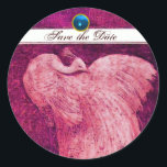 Sticker Rond MARIAGE LOVE PEACOCK rose blanc, saphir bleu<br><div class="desc">Design élégant et élégant avec une pierre 3d gem, facilement personnalisable avec vos initiales et votre texte, développement graphique numérique par Bulgan Lumini .Facile à customiser avec votre propre texte pour toute occasion comme enregistrer les cartes de remerciements / , douches nuptiales, anniversaires, fêtes, douches fiançailles, ou à peu près...</div>