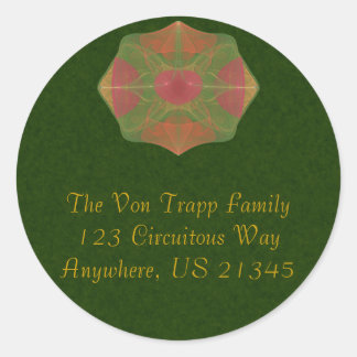 Sticker Rond Mariage masculin