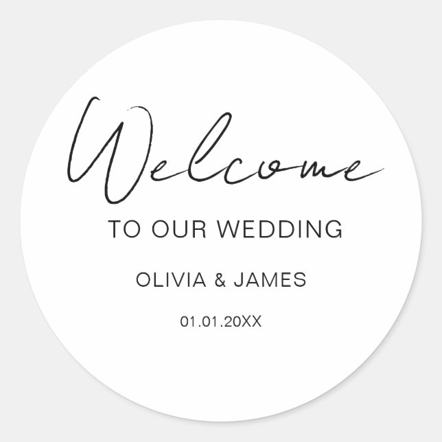 Sticker Rond Mariage Merci Anniversaire Fiançailles et événemen (Devant)