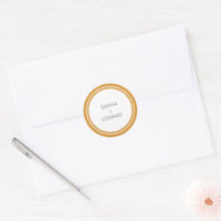 Mariage Moderne Jaune Souci Bordure Gras