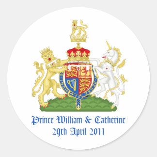 Sticker Rond Mariage royal