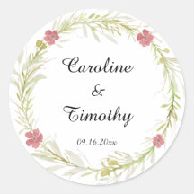 Mariage simple feuilleté floral