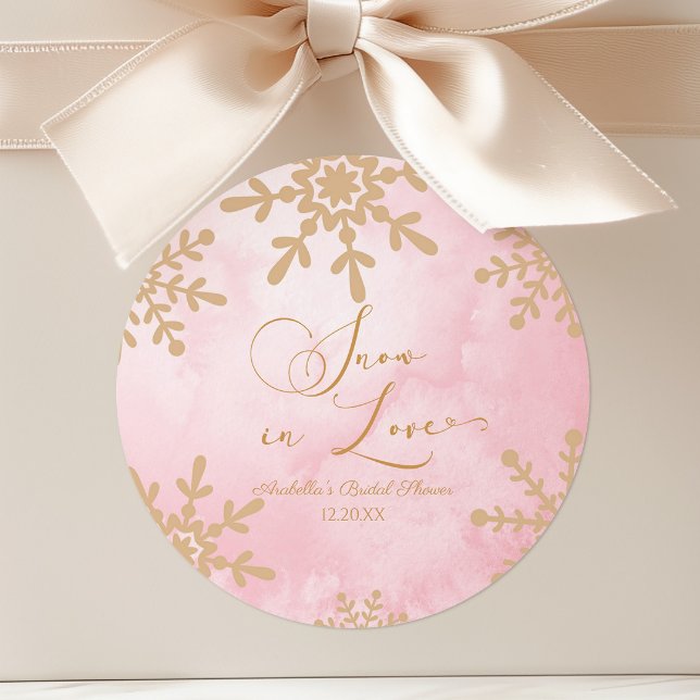 Sticker Rond Mariage sous la neige Décoration hivernale pour EV (Créateur téléchargé)