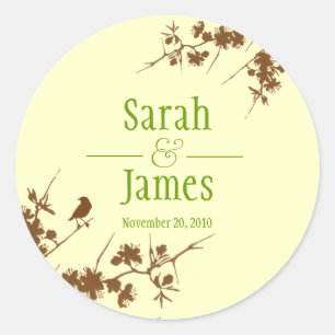 Sticker Rond Mariage Stcker