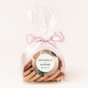 Sticker Rond Mariage turquoise bohème moderne peint en terre cu