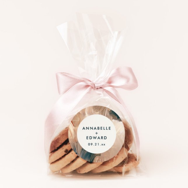 Sticker Rond Mariage turquoise bohème moderne peint en terre cu (Créateur téléchargé)