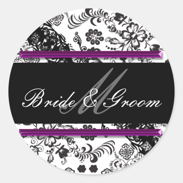 Sticker Rond marié (Devant)