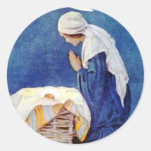 Marie Priant Et Bébé Jésus