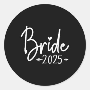 Sticker Rond Mariée Est 2025 Mariage marié