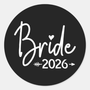 Sticker Rond Mariée est 2026 mariée mariage cortège nuptial