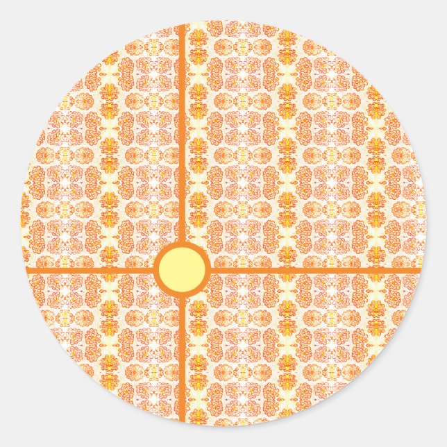 Sticker Rond Marigolds (Devant)