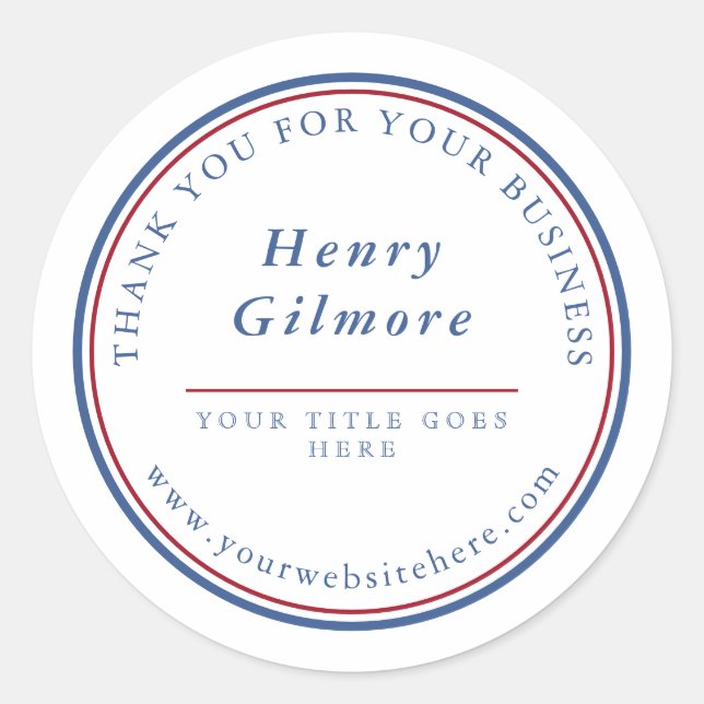 Sticker Rond Marine Bleue Bourgogne (Devant)